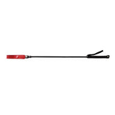 Rouge Red Long Riding Crop with Slim Leather Tip 24 Inches Whips & Paddles