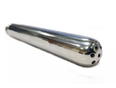 Rouge Stainless Steel Anal Douche 150mm with Bullet Tip and 7 Angled Water Jets Douches