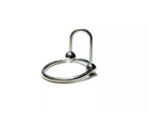 Rouge Stainless Steel Sperm Stopper Ring with 33mm Glands Ring and 8mm Stopper Ball Sounding Rods