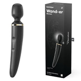 Satisfyer Wand-er Woman Black Full-Body Massager 10in Electric Massager