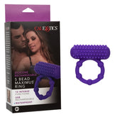 5 Bead Maximus Cock Ring Purple Purple Cock Rings Vibrating