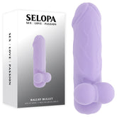 Selopa Ballsy Bullet – USB Rechargeable Waterproof Vibrating Bullet 9.2 cm Purple BULLETS