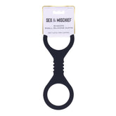 Sex & Mischief Shadow Small Silicone Cuffs – Small Restraints Black > Bondage Gear > Restraints