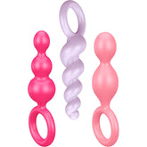 Satisfyer Booty Call Set Of 3 Multicolour Anal Plugs > Anal Range > Anal Beads