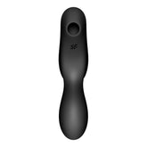 Satisfyer Curvy Trinity 2 Insertable Air Pulse Vibrator in Black Suction Stimulator