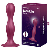 Satisfyer Double Ball-R - Versatile Pleasure Toy 5 Inch Butt Plugs - Vibrating