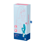 Satisfyer Embrace Me Rabbit Vibrator Turquoise with Dual Motor Stimulation VIBRATORS-RABBIT