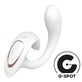 Satisfyer G for Goddess 1 Rabbit Vibrator White 185mm VIBRATORS-RABBIT-MULTI