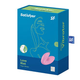 Satisfyer Love Riot Pink Waterproof Finger Vibrator with 12 Vibration Modes Finger Stimulator