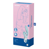 Satisfyer Touch Me Rabbit Vibrator Blue with Triple Motors and Waterproof Design VIBRATORS-RABBIT
