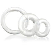 Ringo X3 Cock Rings Mixed Pack - Clear > Cock Ring > Sets