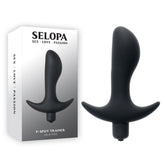 Selopa P-Spot Trainer - 12.7 cm Vibrating Prostate Massager Black Prostate Tools