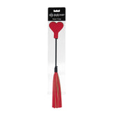 Sex & Mischief Amor Crop Red Flogger - Travel Size Whips & Paddles