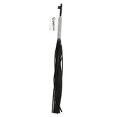 Sex & Mischief Sparkle Flogger 78 cm Vegan Leather Black Whips & Paddles