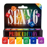 Sexy 6 Pride Edition Dice Set for Intimate Fun Games