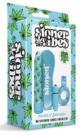Stoner Vibes Kush and Smush Stash Kit with Classic Vibrator VIBRATORS