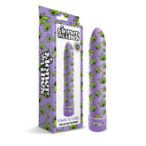 Stoner Vibes Pack A Fatty Purple Haze 8 Inch Multi-Speed Vibrator with Cannabis Leaf Design BULLETS
