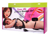Tame Me 8 Piece Beginner Bondage Set for Couples Black > Bondage Gear > Bondage Kits
