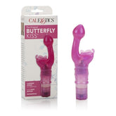 The Original Butterfly Kiss Pink Curvy Multi-Speed G-Spot and Clitoral Massager 2.75 Inch Vibrators - G Spot
