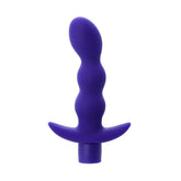 Todo Adore Beginners Anal Vibrator for Comfortable Pleasure Blue Butt Plugs - Vibrating
