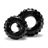 Trukt 2 Piece Cockring Set Black for Enhanced Comfort and Support COCK RING Set