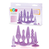 Try Curious Anal Plug Kit - Purple Anal Toy Set of 6 > Anal Range > Butt Plug Kits