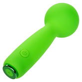 Neon Vibes The Bubbly Vibe Mini Massager in Bright Green with 10 Functions and Rechargeable Electric Massager