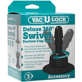 Vac-U-Lock Deluxe 360 Degree Swivel Suction Cup Plug Adult Intimacy Accessory DONGS