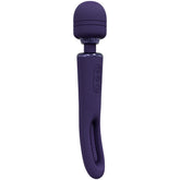 Vive Kiku Double Ended Vibrating Wand and Flapping Massager Purple > Sex Toys > Massage Wands
