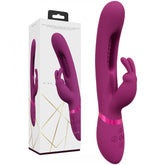 Vive Mika – Flapping Shaft Rabbit Vibrator Pink VIBRATORS-RABBIT