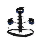 Whip Smart Diamond Body Restraint Three Piece Set Blue Default Title > Bondage Gear > Restraints