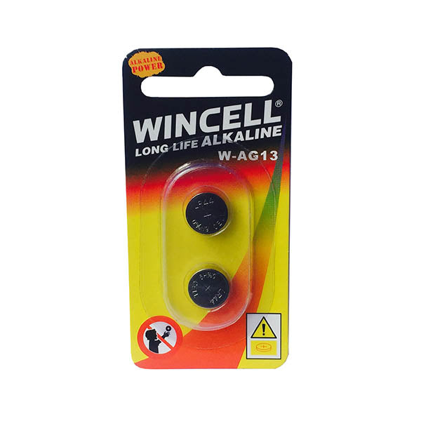 Wincell LR44 Alkaline Battery Cells for s 2 Pack Default Title Batteries Wincell LR44 Alkaline Battery Cells for s 2 Pack Default Title Batteries
