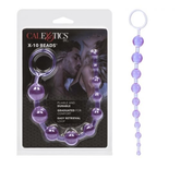 X-10 Beads Purple Graduated Anal Pleasure Beads with Easy Retrieval Loop and Smooth Jelly Finish > Anal Range > Anal Beads