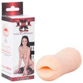 XXX To-Go Estelle 4 Inch Masturbator Super Soft Skin Tone Pocket Size Strokers - Manual
