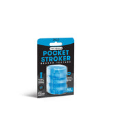 Zolo Backdoor Pocket Stroker – Mini Textured Stroker 5cm Blue > Sex Toys For Men > Masturbators Cup