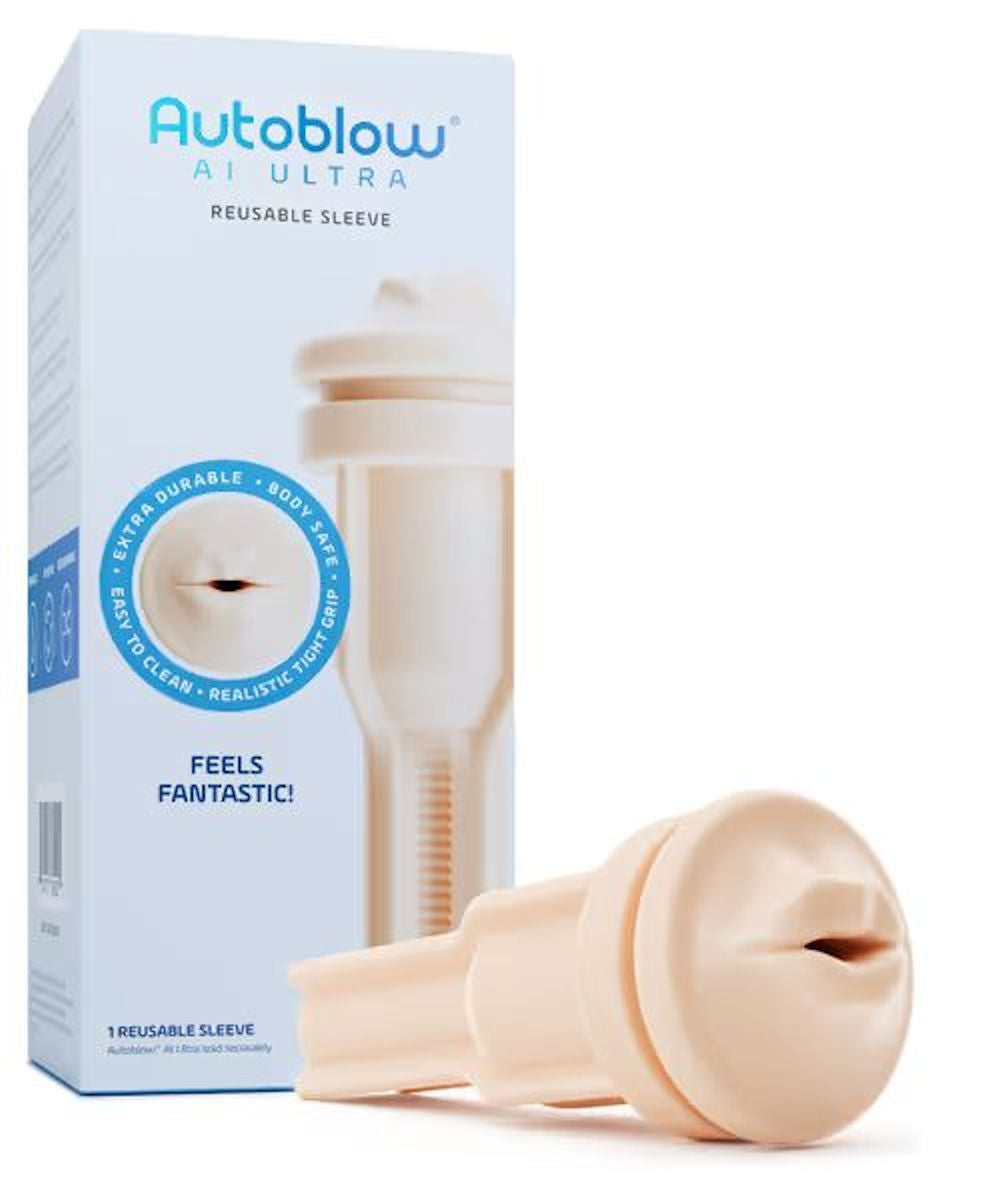 Autoblow AI Ultra (Beige) – Mouth Sleeve Default Title Strokers - Premium Autoblow AI Ultra (Beige) – Mouth Sleeve Default Title Strokers - Premium
