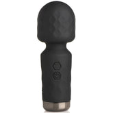 Bang 10X Mini Silicone Wand Black - Compact and Powerful Vibrator Electric Massager