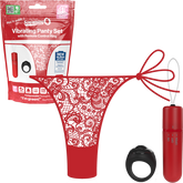 Vibrating Panty Set W/ Remote Ring 4t High Pitch Treble (Red) Red > Sex Toys For Ladies > Panty Vibes