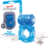 Screaming O Charged BigO – Rechargeable Vibrating Cock Ring Blue > Cock Ring > Vibrating