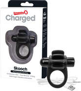 Skooch Charged – Rechargeable Vibrating Cock Ring with Textured Stimulation Black > Sex Toys > Couples Toys