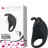 Rechargeable Rabbit Vibrator Cockring – Rechargeable Rabbit Vibrator Cockring Black > Cock Ring > Vibrating