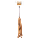 Flogger Diamond Covered Handle 44.5cm – Leather Flogger Brown > Bondage Gear > Whips & Floggers