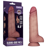 Sliding Skin Pro II Dual Layer Silicone Dong 8.5 Inch – Medical-Grade Silicone Dong Flesh > Dildos > Realistic Dildos