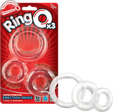 Ringo X3 Cock Rings Mixed Pack - Clear Clear > Cock Ring > Sets