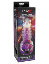 PDX Elite ViewTube XXL (Clear) – LED Stroker > Sex Toys For Men > Masturbators > Manual