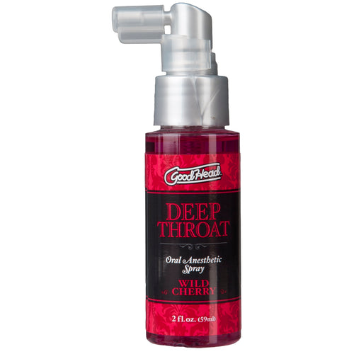 GoodHead Deep Throat Spray 59 ml - Wild Cherry Flavor Oral Gels & Sprays