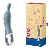 A-mazing 2 Vibrator Grey for A-Spot Stimulation 10 Inch Grey Vibrators - G Spot