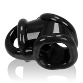Ballsling Ball Split Sling in Black for Enhanced Comfort and Support COCK RINGS Sling