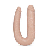 Dr Skin Dr Double Vanilla U Shaped Double Dildo for Couples and Solo Exploration Double Dongs