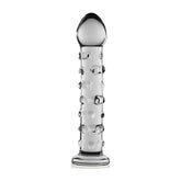 Glass Romance 2 Clear 7in Luxury Glass Dildo 7 Inches DONGS Glass